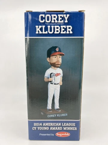 Corey Kluber Bobblehead 2014 Cy Young Winner- BRAND NEW WITH FREE SHIPPING Cover