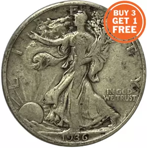 More details for half dollar-50 cents - usa -choice of date from 1916 - 1970 silver 0.900 / 0.400
