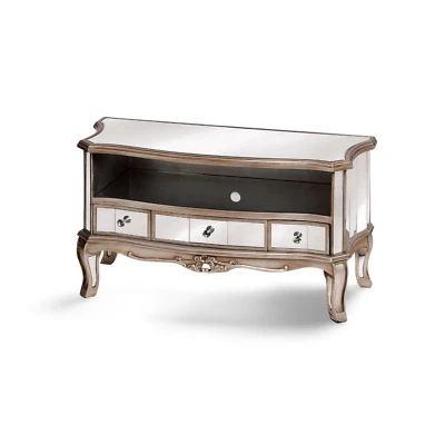 Schrank verspiegelt Fernsehschrank Hifi Fernsehtisch TV Schrank Medienschrank - Bild 1 von 4