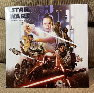 Star Wars 2020-16 Month Calendar The Rise Of Skywalker New In Plastic Star Wars - Picture 1 of 2