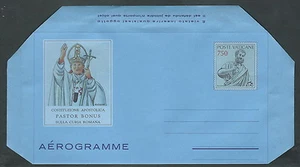 1988 VATICANO AEREOGRAMMA PASTOR BONUS - Imagen 1 de 1