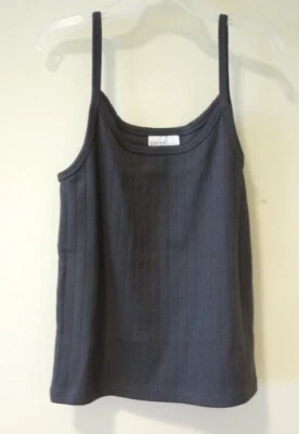 NWT Gap Teen Gray Pointelle Knit Tank Top Girl's Size  L / 10 - Image 1 of 2