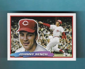 2022 TOPPS ARCHIVES 1988 BIG MINI SP JOHNNY BENCH 88BM-13 CASE HIT SSP - Picture 1 of 2