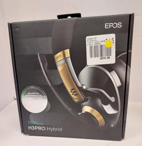 EPOS H3Pro Hybrid Closed Acoustic Wireless Gaming Headphones, Racing Green - Picture 1 of 12