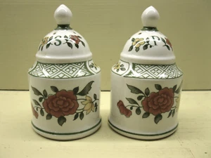 Villeroy & Boch Germany SUMMER DAY Salt & Pepper Shakers Orig. Stoppers EUC - Picture 1 of 3
