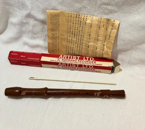 C Soprano Recorder Made In Germany Rhythm Band RB 2501 Artist Ltd Vintage - Picture 1 of 5