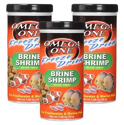 (3 Pack Freeze Dried Brine Shrimp 1.28 Oz - Image 1 of 4