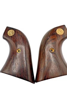 Colt Single Action Gold Medallion Rosewood? GRIPS - Picture 1 of 5