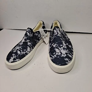 Nautica Candler Slip-on Shoes Mens Black Tie Dye (looks navy) Size 9 - Picture 1 of 12