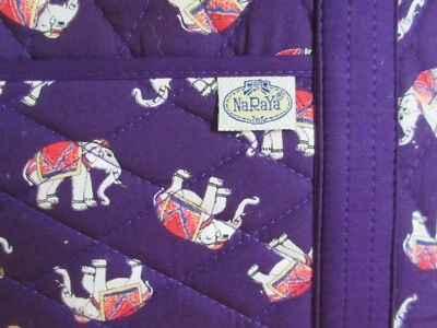 Bolso de Hombro NaRaYa Acolchado Estampado Elefante Correa Larga Bolsillo Cremallera Nuevo Foto 1 de 4