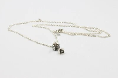 Pandora Halskette mit Anhänger Tulpe 790230 Charm 925er Silber L. 590mm - Bild 1 von 4