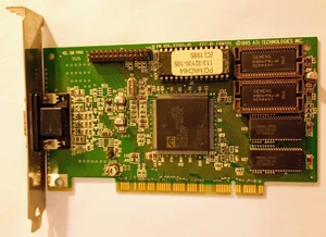 PCI Grafikkarte ATI MACH64 CT 2MB RAM VGA - Afbeelding 1 van 3