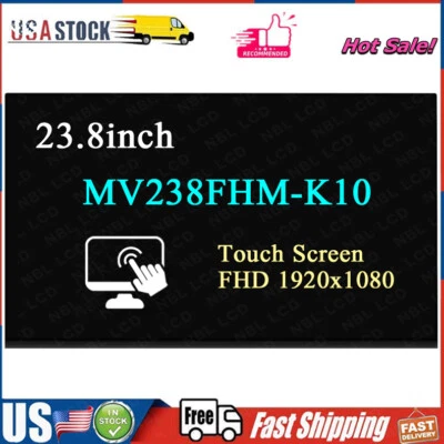 NBLLCD MV238FHM-K10 for Dell 23.8" Touch Screen 1920*1080 MV238FHM K10 LCD Replacement