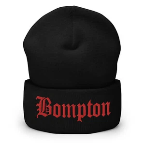Bompton Beanie | Compton West Coast California Los Angeles Hiphop Rap Rapper - Picture 1 of 1