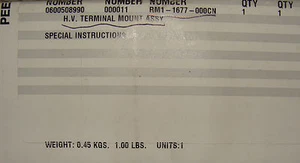 RM1-1677-000CN HP H.V. Terminal Mount Assy  - Picture 1 of 2