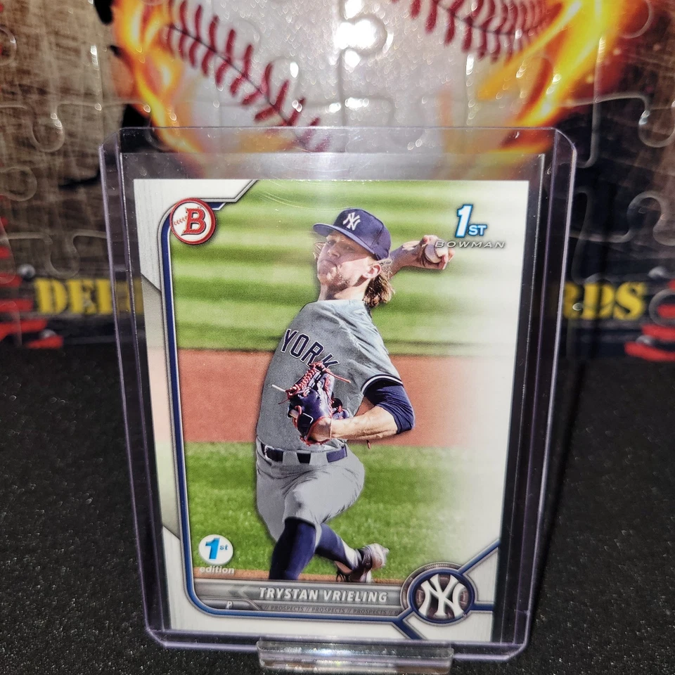 2022 1st Bowman 1st Edition Trystan Vrieling #BD-43 New York - Image 1 of 2