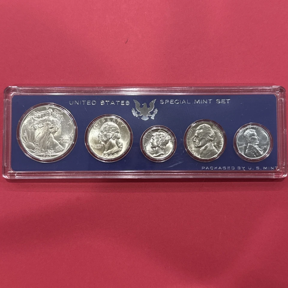 1943-P BU UNC To Gem US Coin Set In Genuine Government Mint Set Case - Image 1 of 4