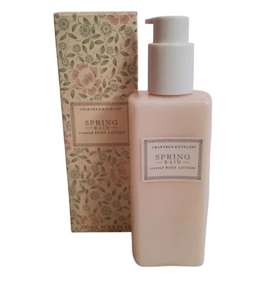 Crabtree & Evelyn Spring Rain Scented Body Lotion 6.8oz OPEN BOX APPEARS UNUSED - Image 1 of 4
