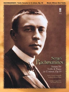 Rachmaninov Sonata for Cello & Piano Op 19 Sheet Music Minus One Book CD - Picture 1 of 1