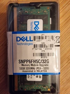 1x 32GB RAM DDR4 3200Mhz SNPP6FH5C/32G, AB120716 - Brand new in box. - Picture 1 of 1