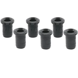 Musiclily Pro 6Pcs Black 4mm Steel Electric Guitar Top Mounting String Ferrules - Picture 1 of 5