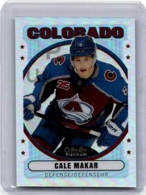 2021-22 O-Pee-Chee Platinum Retro Rainbow Cale Makar Colorado Avalanche #R-59 - Image 1 of 2
