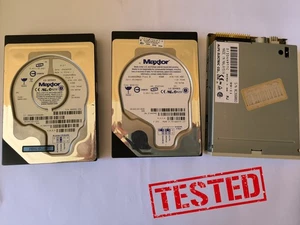 ⛁ x2 HDD IDE ATA Maxtor 40 GB + 💾 floppy drive - Imagen 1 de 6