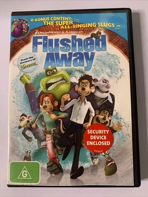 Película animada Flushed Away (DVD, 2006) Región 4 Foto 1 de 3