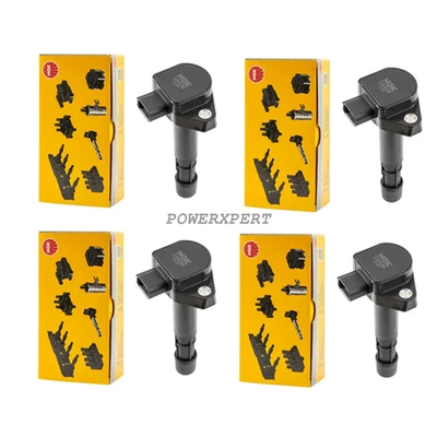 Bobina de encendido 30520PGKA01 2001-2005 para Honda Civic Acura EL 1,7 L 4 piezas OEM NGK Foto 1 de 4