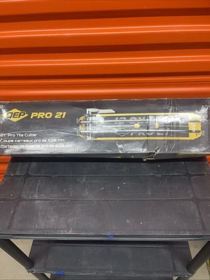 QEP Pro 21 Tile Cutter Powder Coated Steel Extra Reinforcement Adjustable 21" in - Image 1 of 4