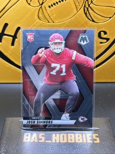 2025 Panini Mosaic Josh Simmons RC Rookie Base - Picture 1 of 2