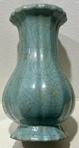 Antike chinesische Song Longquan Guan Yao gelappte Seladonvase Bewertung 600-800 $ - Bild 1 von 13