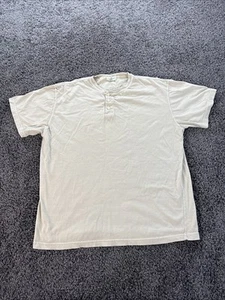 Camisa vintage J Crew para hombre mediana hombre de remo remero camiseta vintage crema - Imagen 1 de 5