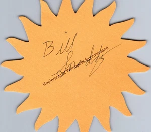 Original Autograph Bill Snoddy NASA ROCKET ENGINEER NASA APOLLO & SKYLAB /// Aut - Picture 1 of 3