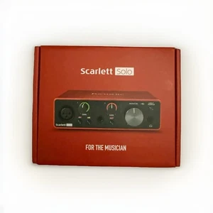 Focusrite Scarlett Solo (3rd Gen) USB Audio Interface — Brand New, Sealed in Box - Picture 1 of 6