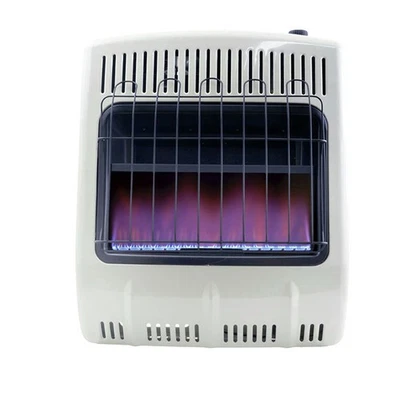 Aquecedor a gás natural Mr Heater F299721 20000 BTU 3,89 galões chama azul sem ventilação novo - Imagem 1 de 4