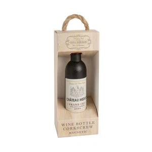 Eddingtons Magnetic Bottle Opener & Corkscrew - Novelty Fold-Out Wine Opener - Picture 1 of 2