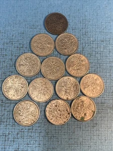 13- British UK Six Pence 1955,2 57, 5 58, 2 63, 1964 2-1966 - Picture 1 of 2