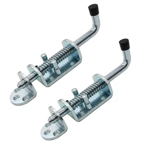 2 Packs 6.5 Inch Heavy Duty Spring Loaded Latch Pin, Sliding Barrel Bolt Door - Picture 1 of 6