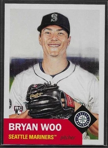 2024 Topps MLB® Living Set® # 791 BRYAN WOO Rookie RC Seattle Mariners 1358 PR b - Picture 1 of 1