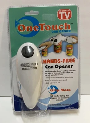 Abridor de latas Grip Mate One Touch manos libres totalmente automático NUEVO sellado Foto 1 de 2