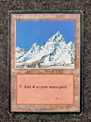 Snow-Covered Mountain Ice Age HP MTG (DS3D1L5) - Image 1 of 4