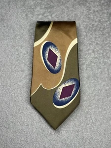 Pierre Balmain Paris Neckwear Men’s Silk Tie Multicolor  Abstract Art 3.5” in - Picture 1 of 7