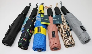ShedRain Auto Open & Close Compact 42"-47" Recycled Canopy Rain Umbrella CHOOSE - Picture 1 of 18