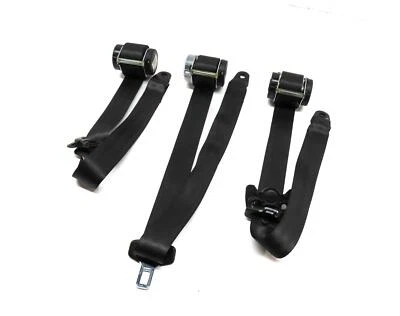 2014 Land Rover LR4 后部 2ND ROW 左右中心座椅回扣器套装 3 黑色 — 第 1/4 张图片