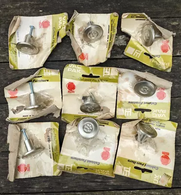 VINTAGE WOODSIDE CABINET FURNITURE CUPBOARD DOOR KNOBS JOB LOT OF 12  W. GERMANY - Image 1 of 4