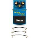Boss BD-2W Waza Craft Blues Driver Pedal with Patch Cables