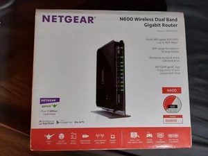 Tested Good Netgear N600 300 Mbps 4-Port Gigabit Wireless N Router WNDR3700 +BOX - Picture 1 of 6