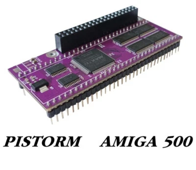 AMIGA KIT Adattatore PiStorm Rev B per Commodore Amiga 500 2000 (viola) NUOVO