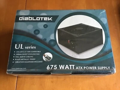 DIABLOTEK Power Supply - 675 Watt - Brand New Sealed - Image 1 of 4